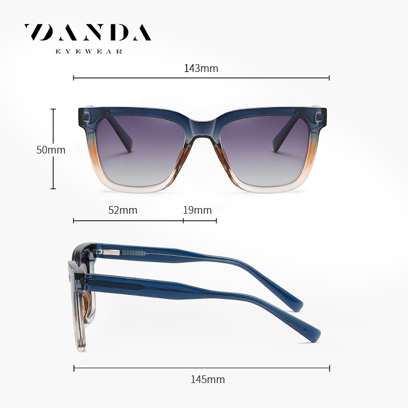 Spot al por mayor placa polarizada S26130 moda ins gafas de sol para mujer gafas de sol de protección UV para exteriores