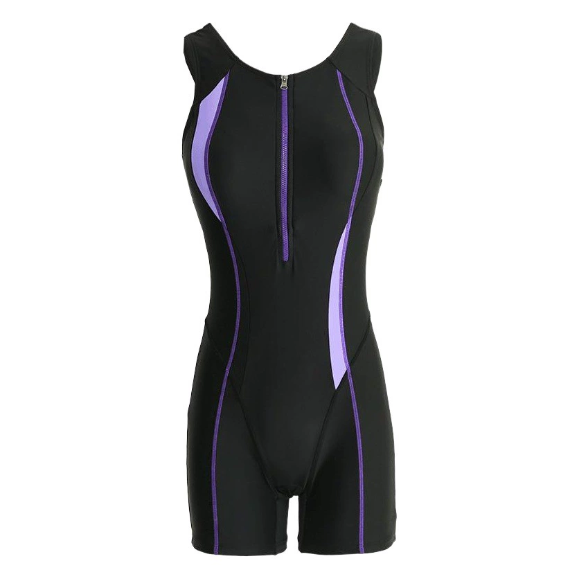 Сплошной купальник Sanqi Hot Spring, консервативный купальник больших размеров, Женский боксер, профессиональный спортивный купальник для Южной Кореи