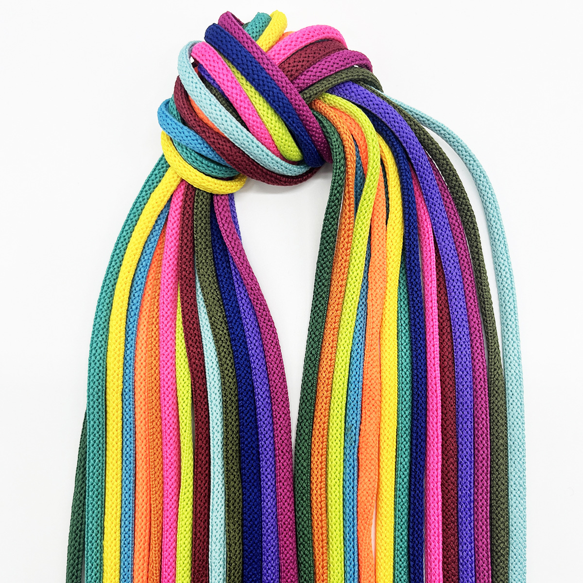 210 color spot 5mm poliéster de color semicircular cuerda de núcleo cuerda de sombrero casual cuerda de dibujo de pantalones deportivos cuerda de cinturón