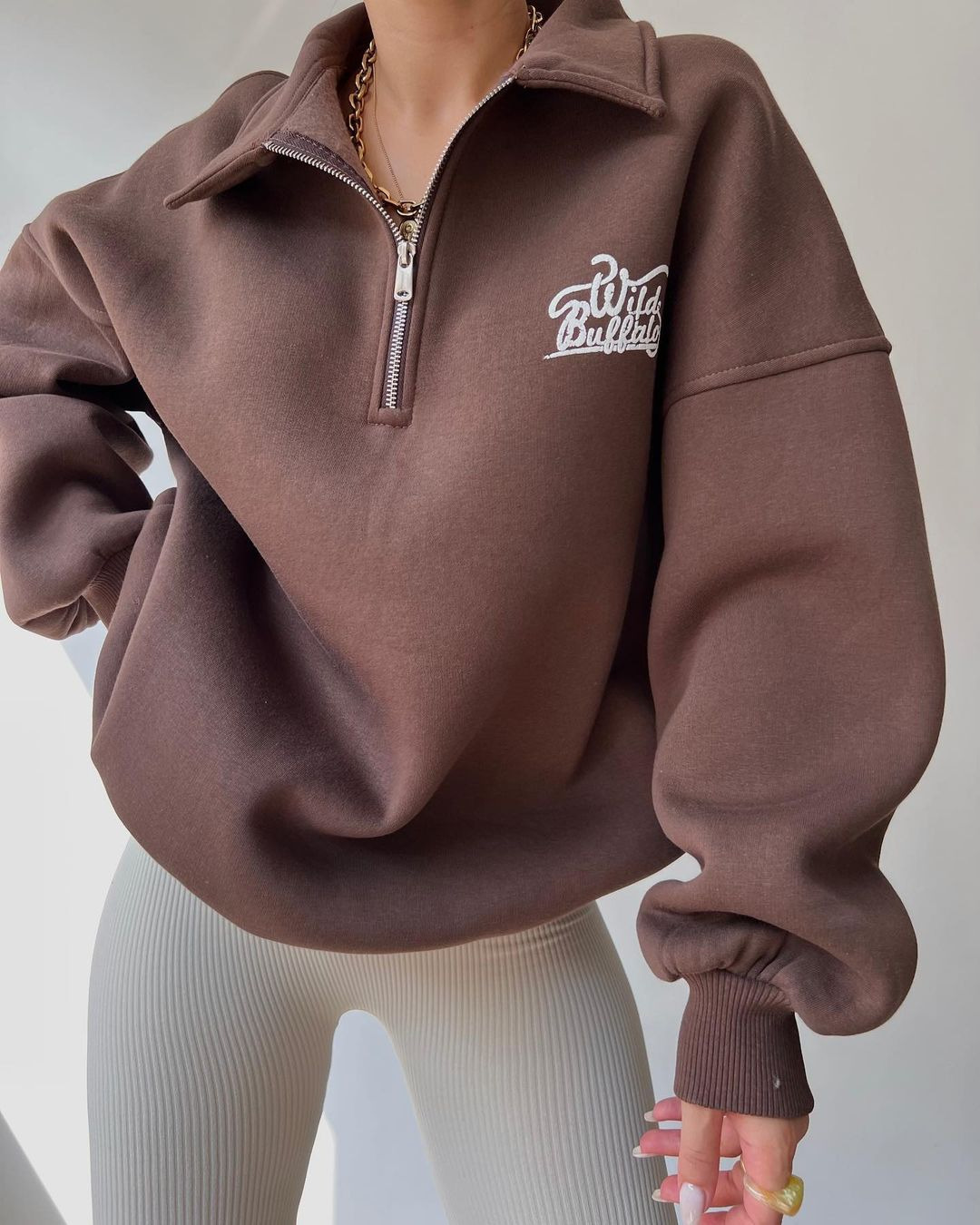 2024 New plush printed long sleeved pullover sweater with autumn and winter versatility_voghion.com