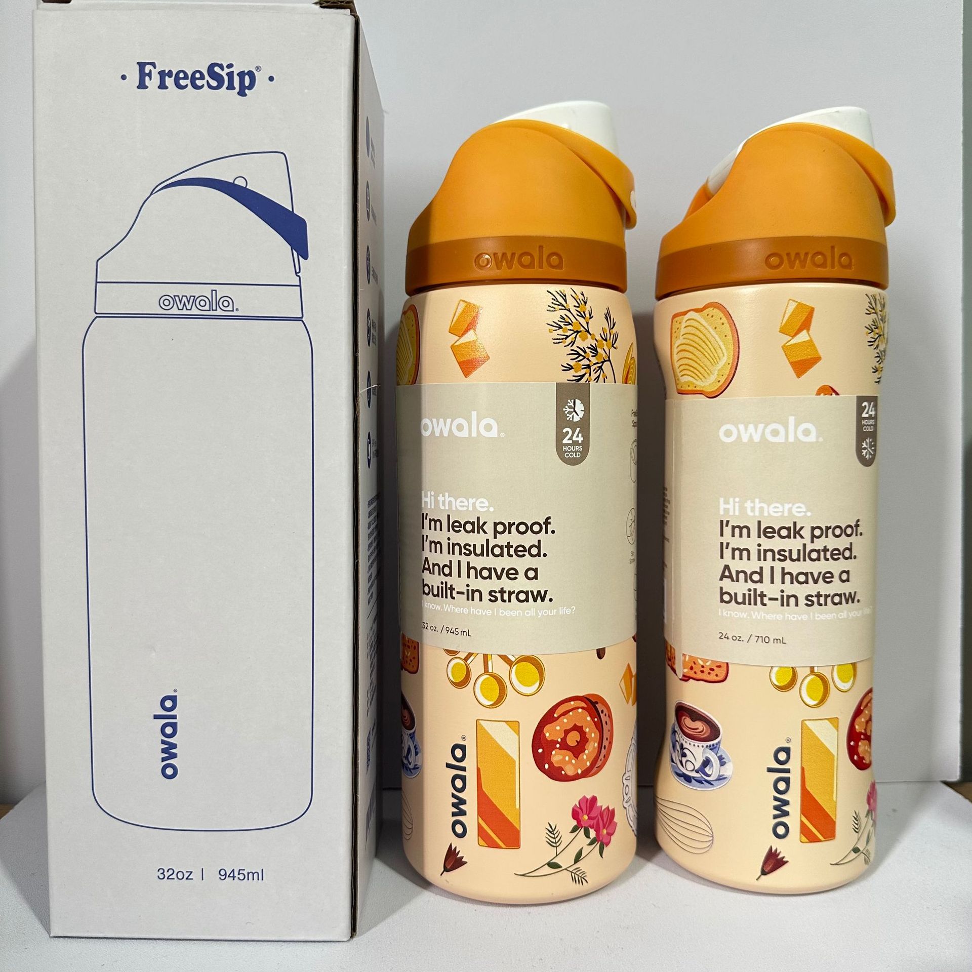 Owala en stock de gran capacidad portátil hervidor de agua al aire libre para hombres tazas de agua caliente de moda para mujeres tazas de fruta deportivas al por mayor