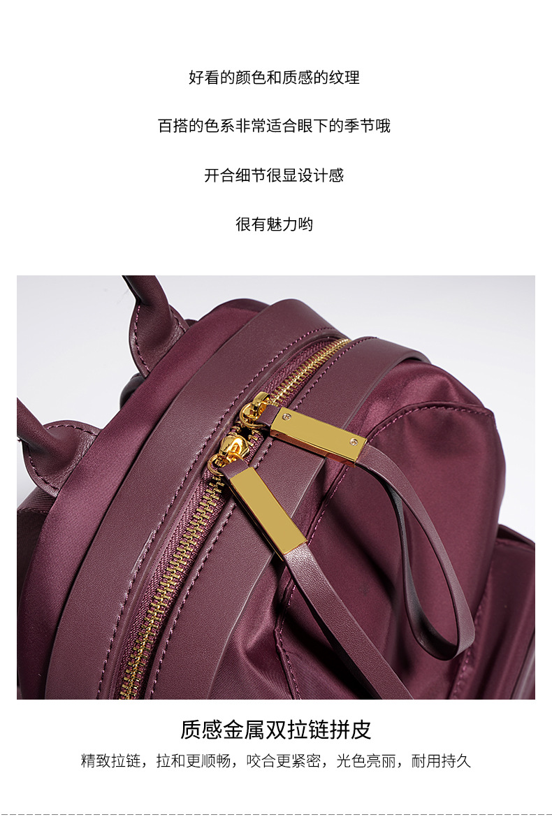 Title 4, Mochila Casual Feminina de Couro Bovino e Nylon...