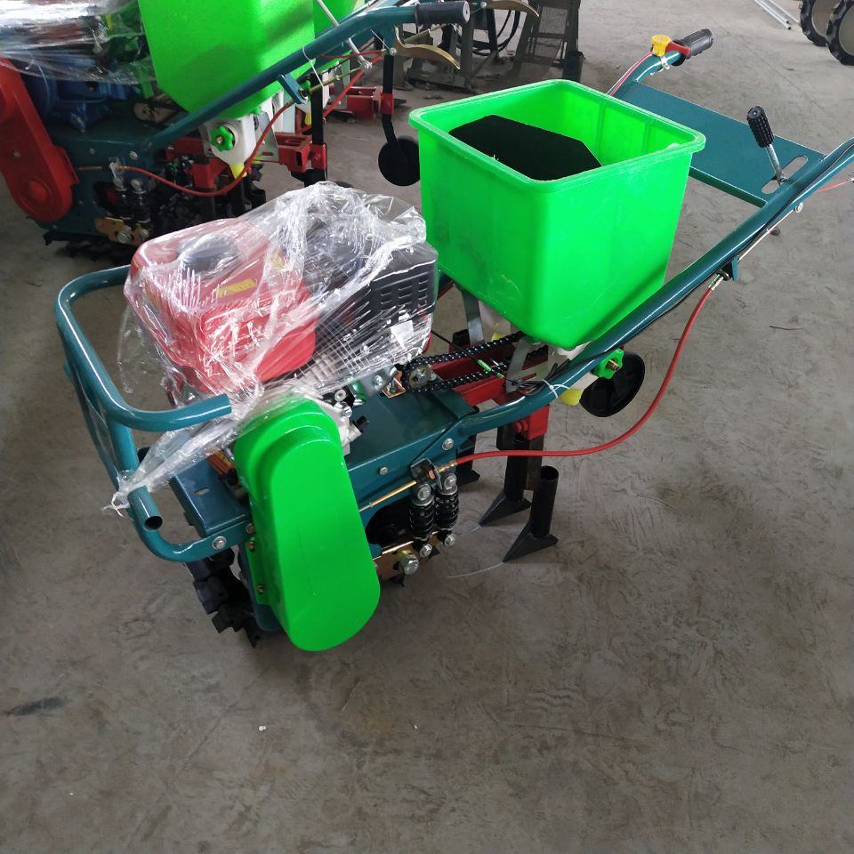 汽油柴油链轨式耘耕机 手推自走式耕耘播种施肥机多功能施肥