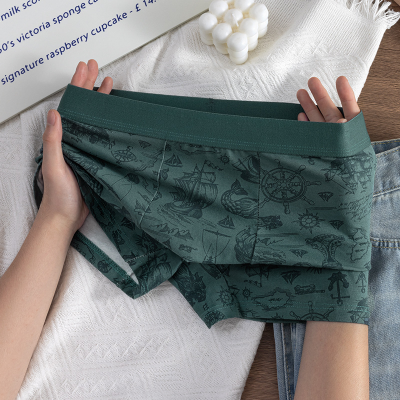 Pantalones de algodón para hombres, seda de morera 7A, entrepierna, cintura transpirable, pantalones de hombre, fábrica al por mayor