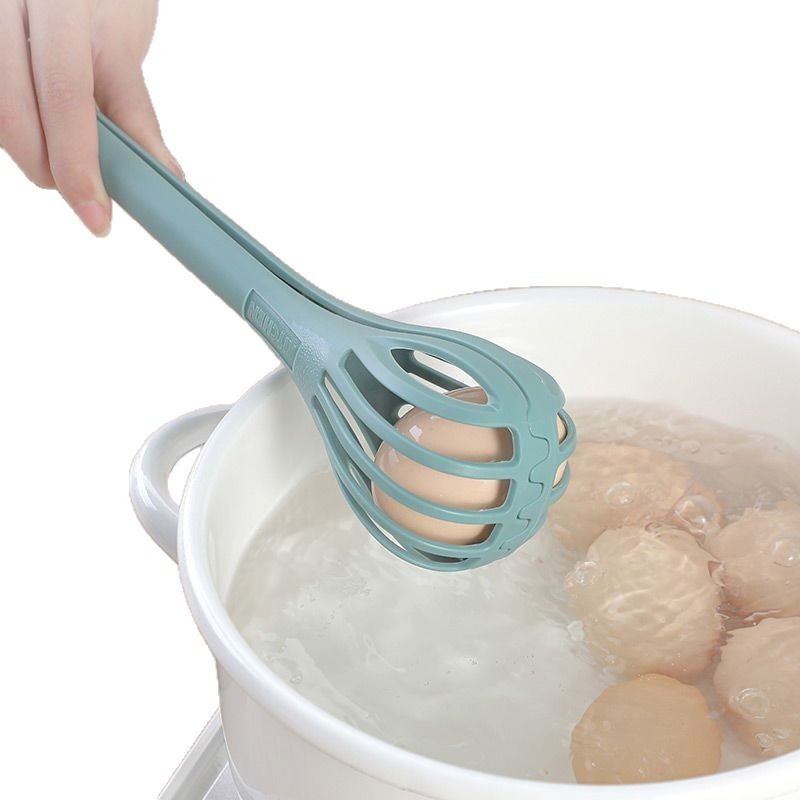 多功能手动打蛋器食物夹厨房捞鸡蛋三合一搅拌棒镂空沥水捞面漏勺|undefined
