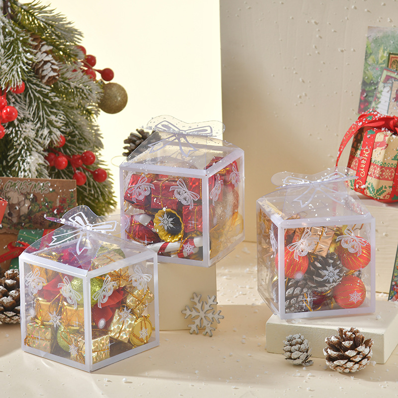 Simulación transfronteriza copo de nieve cedro Navidad Año Nuevo decoraciones de escritorio decoraciones más accesorios decoraciones al por mayor