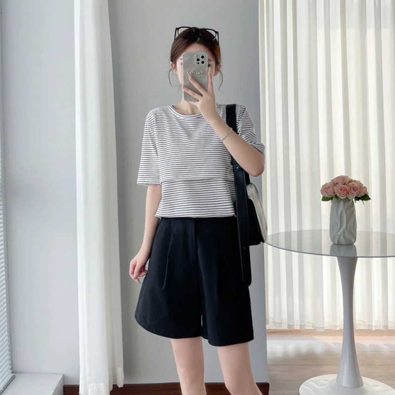 8640 летняя нижняя рубашка с короткими рукавами