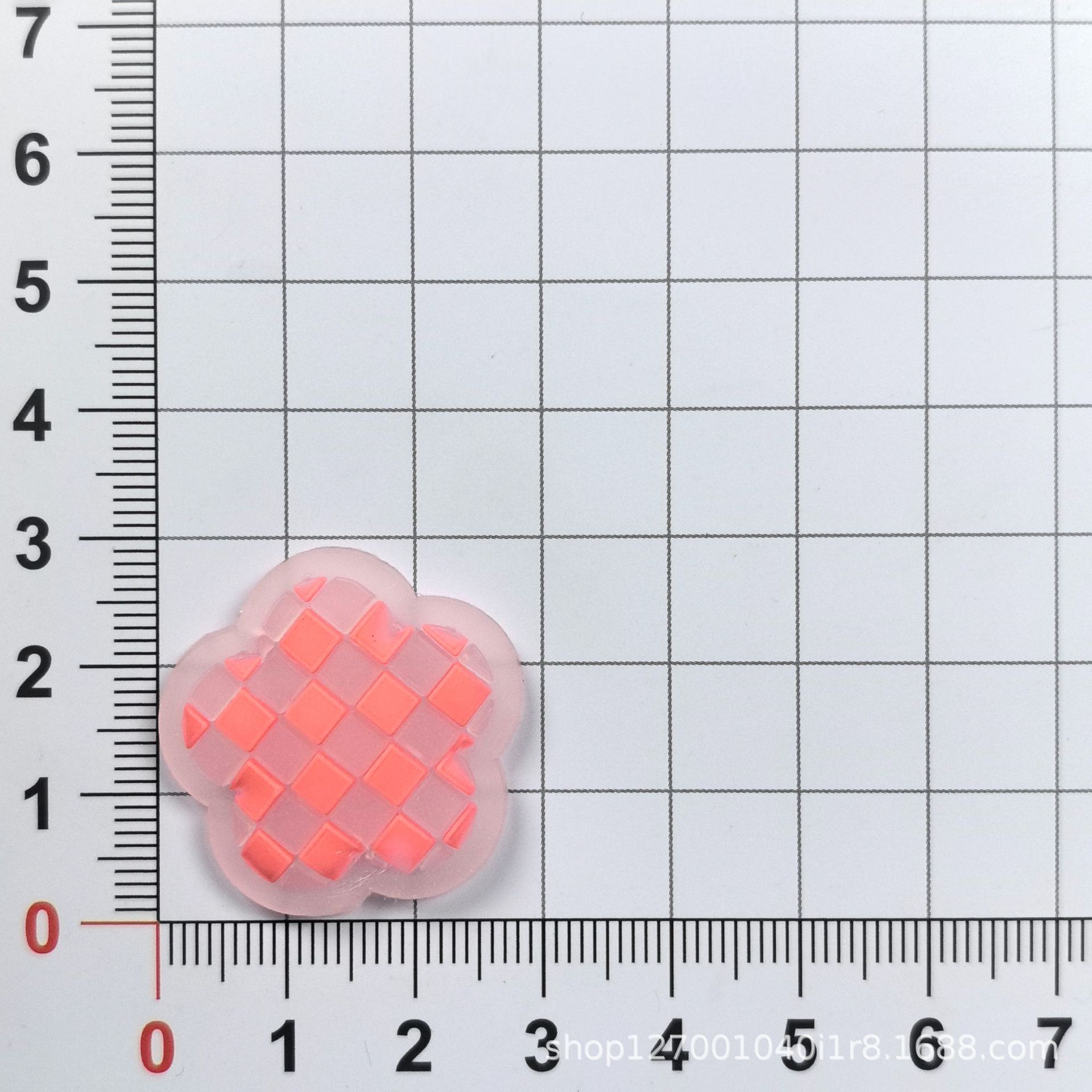 투명한 꽃 작은 (29x29)