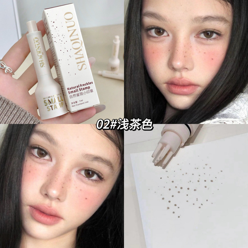 Sello Pincel de Pecas Naturales Impermeable y de Larga Duración image 7