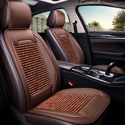 New Car Wooden Bead Cushion: Seat cushion, seat cover