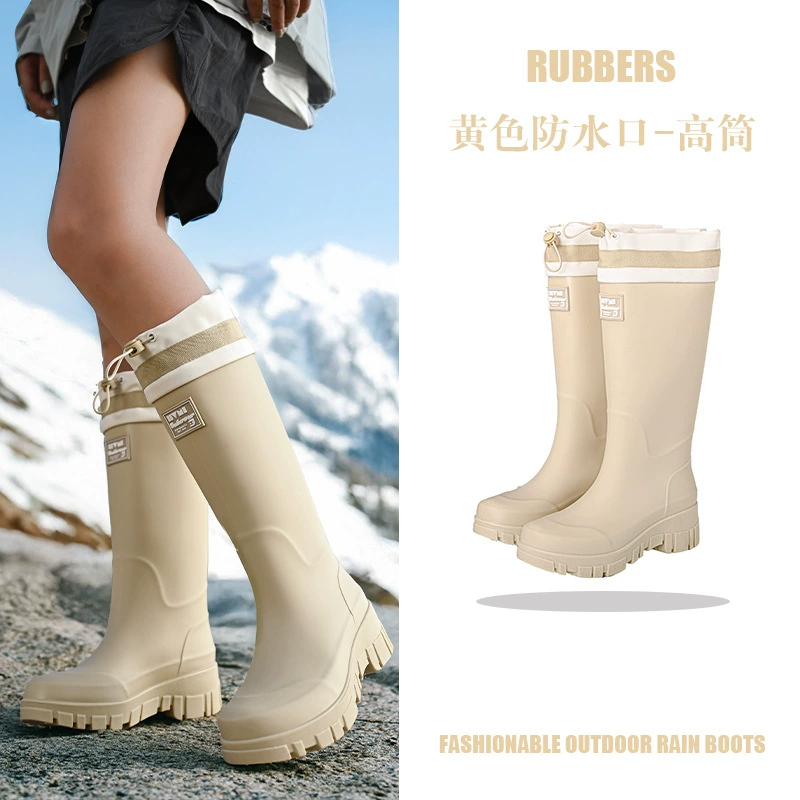 Waterproof high boots, non-slip universal eating bib
