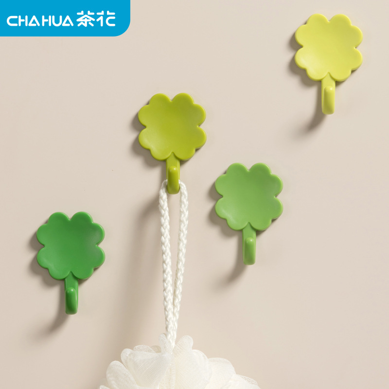 [Camellia] Lucky Four Seasons Sticky Hook Bathroom Bedroom Kitchen Toilet Storage Sticky Hook Is Not Easy to Fall off