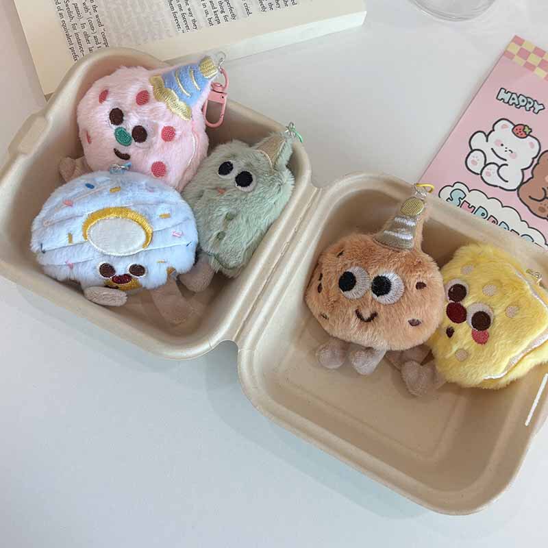 柔らかくてかわいいシミュレーションぬいぐるみ食品キーホルダークッキークッキーフィギュア人形学生スクールバッグペンダント|undefined