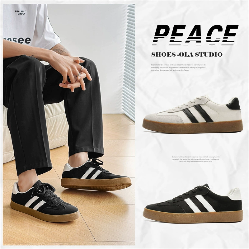 2024 весна и лето корейская версия ретро морали обувь мода универсальная дышащая легкая студенческая повседневная спортивная нескользящая обувь