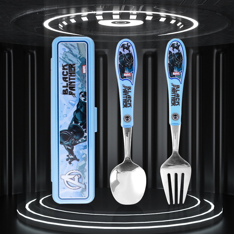 DW22080-BK 검은 표범 포크 숟가락 상자