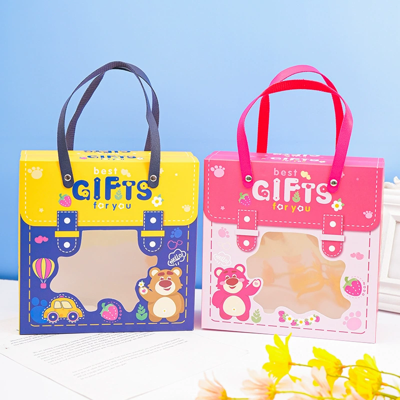 Пустая подарочная коробка для детей, подарочная коробка для детского сада, портативная упаковочная коробка, коробка для конфет на первый месяц жизни ребенка