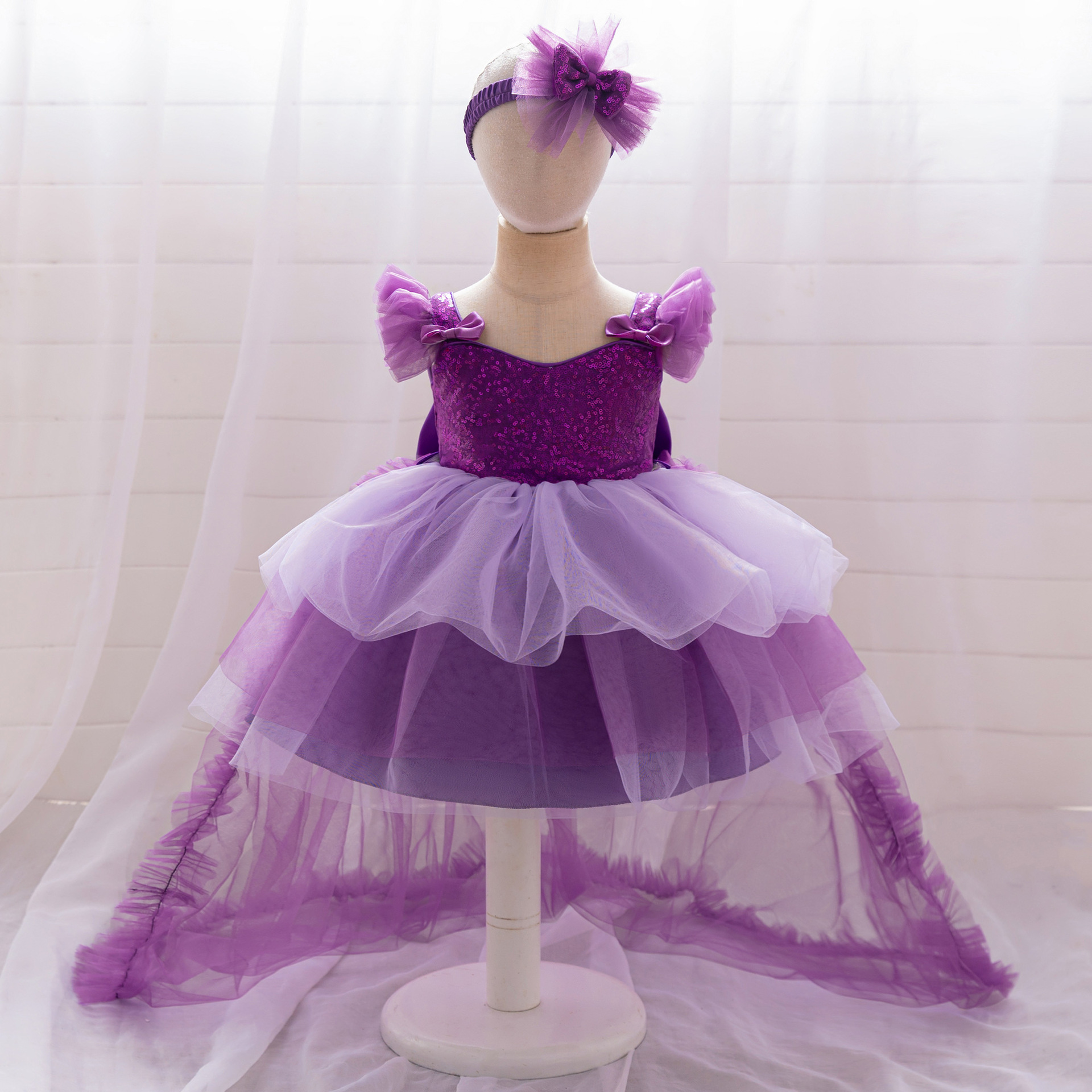 Vestido infantil de niña niña florista vestido vestido de gala vestido de gala vestido de princesa vestido de gala vestido de gala image 8