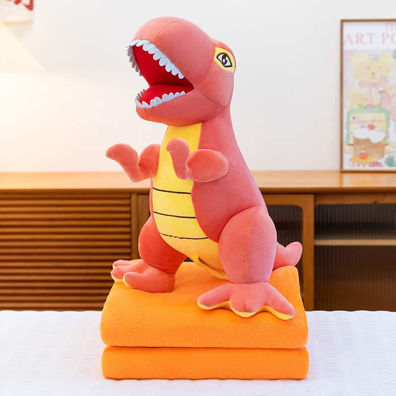 Manta de aire acondicionado de dibujos animados, almohada, edredón, almohada de siesta multifuncional dos en uno, venta directa de fábrica, comercio exterior al por mayor