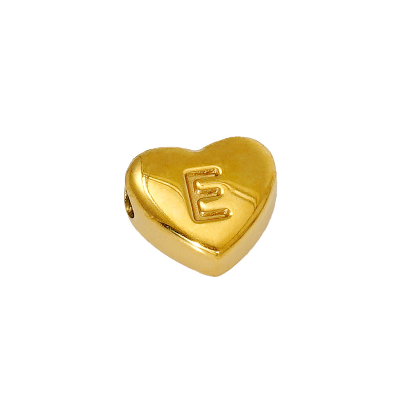 Europeo y americano más vendido nuevo transfronterizo nueva carta amor colgante 18K collar de acero inoxidable nicho clásico ins diseño