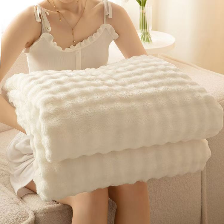 Flannel coral winter duvet
