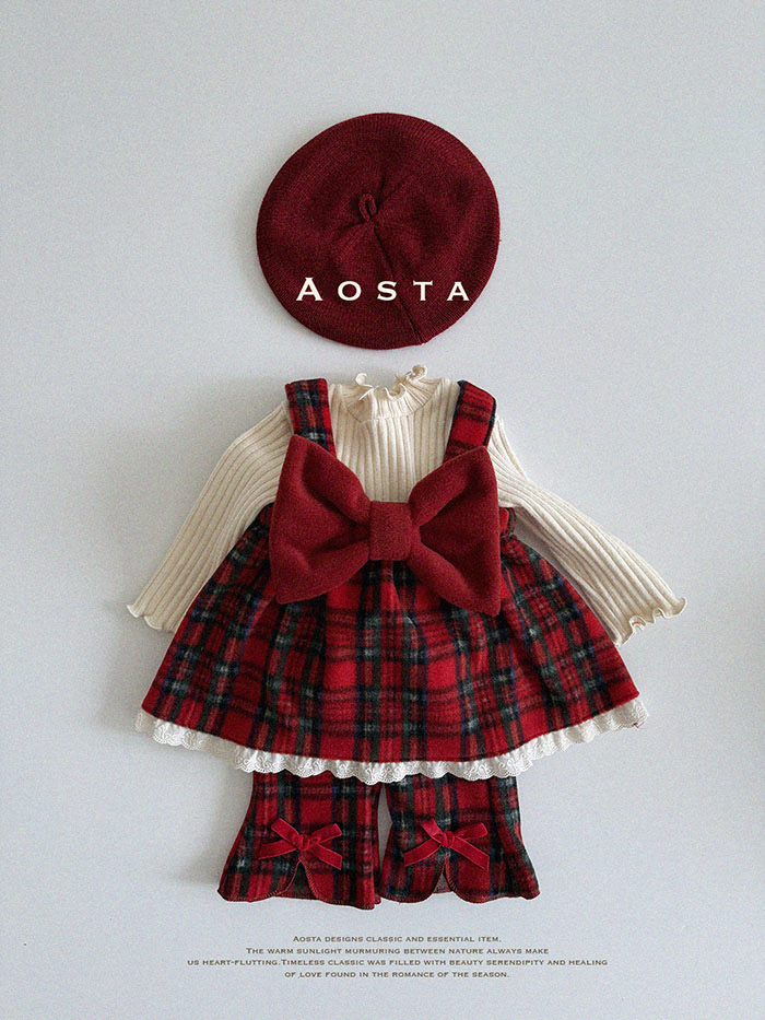 Ropa de invierno de niñas ropa infantil coreana ropa de invierno infantil ropa de invierno de bebé gran arco y camisa de cordillera de lana image 7