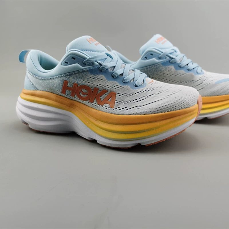 Обувь для походов HOKA One ONE State 8 мужская и женская, легкая амортизация Bondi 8, износостойкие беговые кроссовки