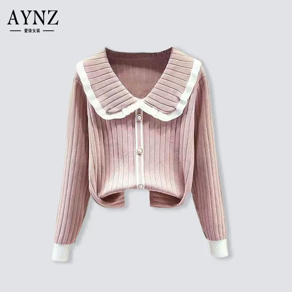 Fuchsia doll, sweater, doll collar