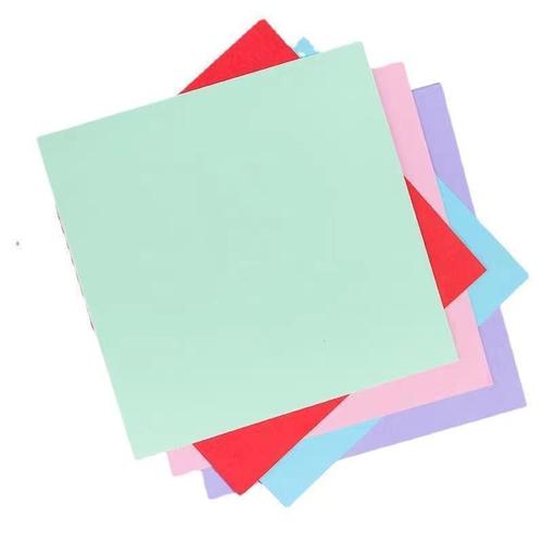 Colorful scissors paper folding 17 pieces 14*14cm thousand paper cranes stacking paper children kindergarten DIY card paper cutting 