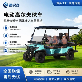 定制四座电动高尔夫球车景区观光摆渡车厂区代步车校园物业巡逻车