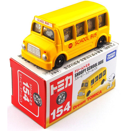 Tomy Tomica Truck Model Alloy Car Doraemon Snoopy School Bus Disney Cars