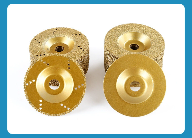 Алмазный отрезной кусок Мраморная паяльная чаша Шлифовальный кусок Кварцевая керамическая плитка Шлифовальный станок для угловой шлифовки Шлифовальный диск Сухой ломтик