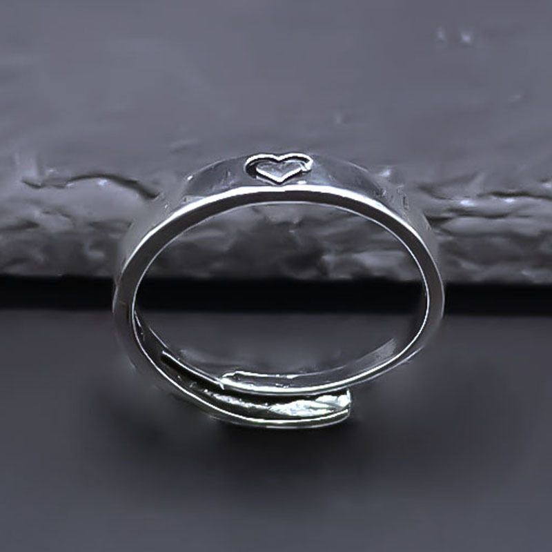 Simple Style Classic Style Heart Shape Alloy Plating Women's Rings display picture 3