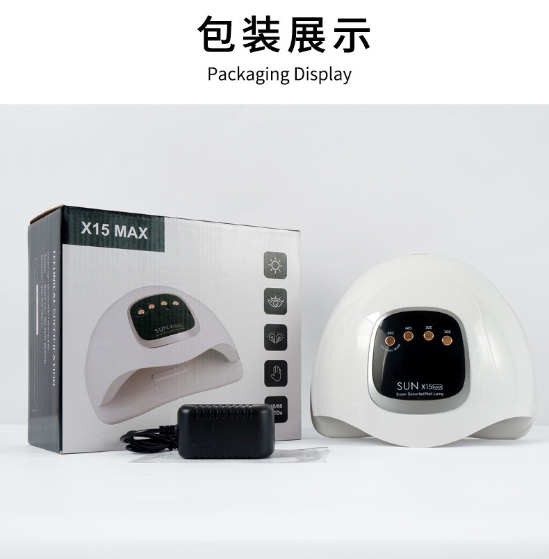 Kemei X15max Nagellampe UV LED Schnelltrocknend