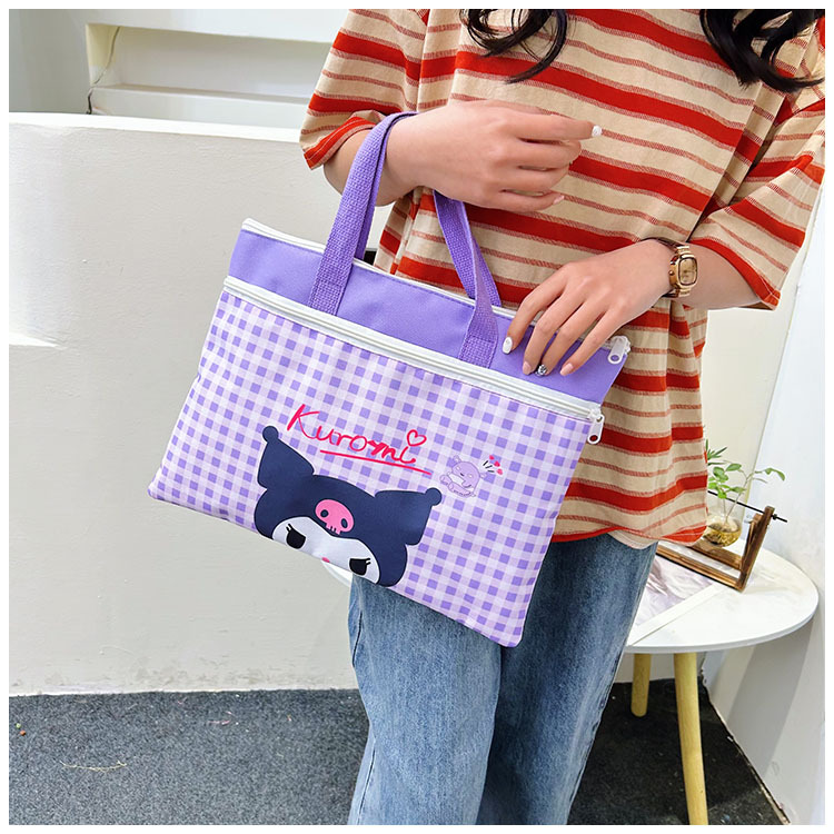 The new Spring 2024 Stardelo minimalist cartoon large-capacity student handbag, study materials and tutorial bag undefined