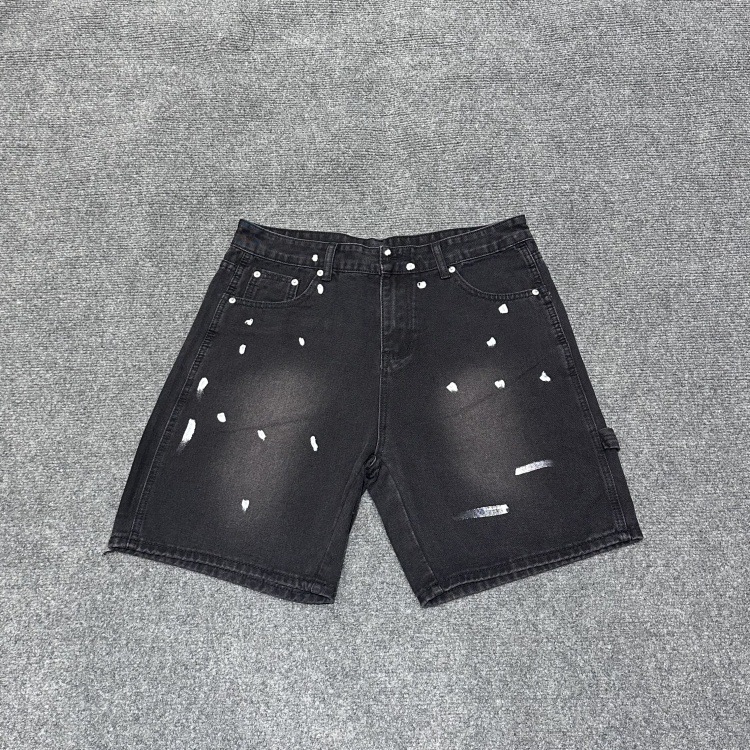 Marca de moda europea y americana transfronteriza Alcatraz Camiseta de manga corta con estampado de letras reflectantes Traje de pantalones cortos casuales de calle para hombres y mujeres