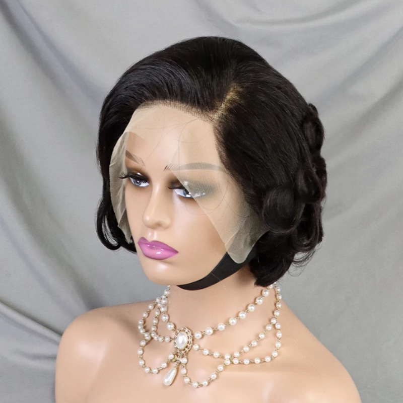 250g Weight Full Head Wigs Wig & Hair Extension Type Wigs Wig Accessories Short Curly Hair Wig Hairstyle Real Hair Hair Material Casual, Street Occasion Women's Gender Simple Style Style Women's Simple Style Casual Street Real Hair Short Curly Hair Wigs 5
