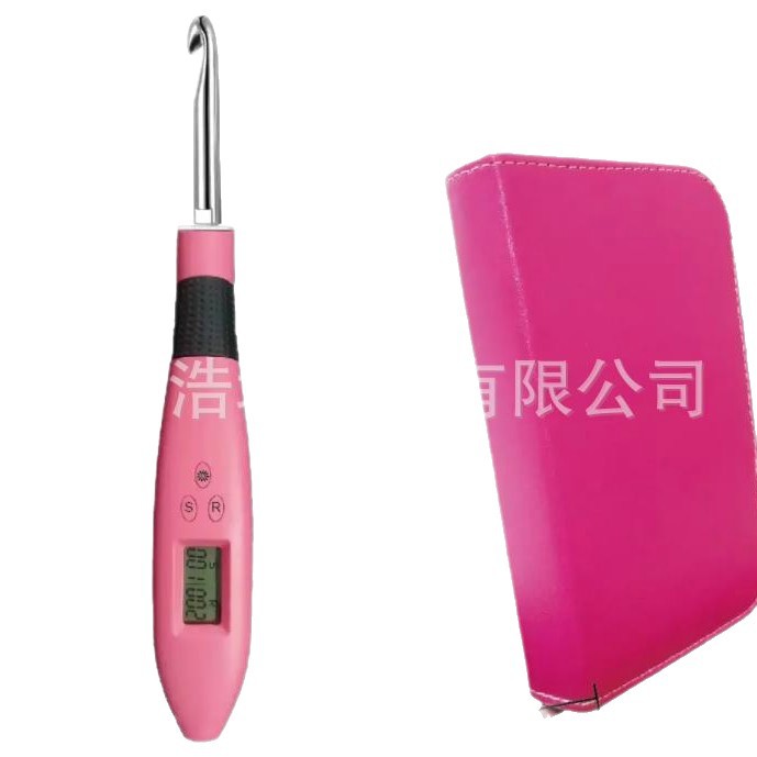 Herramientas de Ganchillo DIY, Aguja y Hilo con Luz LED, Herramientas de Tejer 9 en 1, Carga USB, Brillo Ajustable, Contador