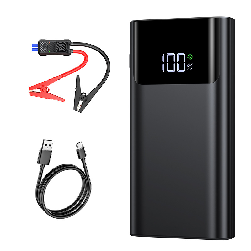 Arrancador de emergencia portátil 12V para coche, con batería - Mayorista