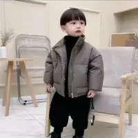 Детская одежда на хлопковой подкладке, новая зимняя одежда, одежда на хлопковой подкладке для мальчиков, детские зимние утолщенные куртки на хлопковой подкладке для мальчиков в корейском стиле.