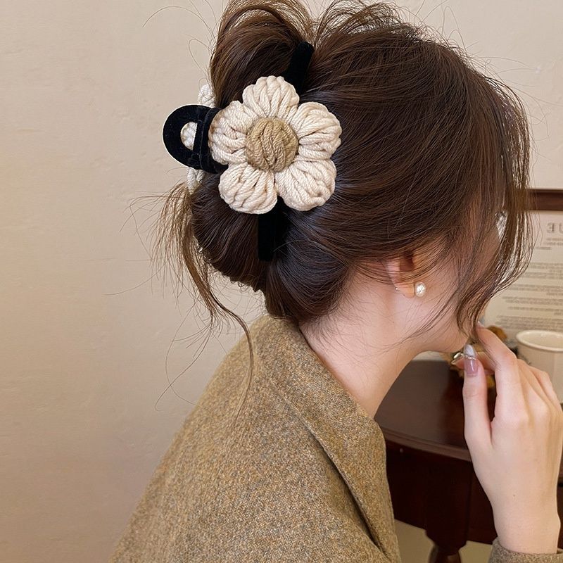 韓国東大門2025年新作ヘアクリップ、女性用ヘアピン、高級感のあるシャーククリップ、ヘアアクセサリー、ヘアピン|undefined