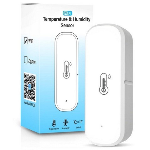 Tuya graffiti WiFi inteligente/ZigBee interruptor de encendido y apagado de temperatura y humedad puerta sensor magnético enchufe interruptor de escena