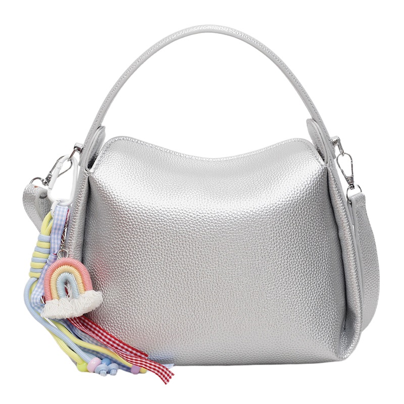 Bolso pequeño de mano para mujer 2025 nuevo bolso de mensajero de hombro de moda de lujo ligero bolso de caja de almuerzo de alta gama de nicho bolso de cubo