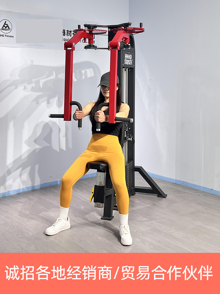 Equipo de ejercicios especial para gimnasio Lang Ming entrenador de aves mariposa máquina de expansión de pecho brazo recto comercial de pecho
