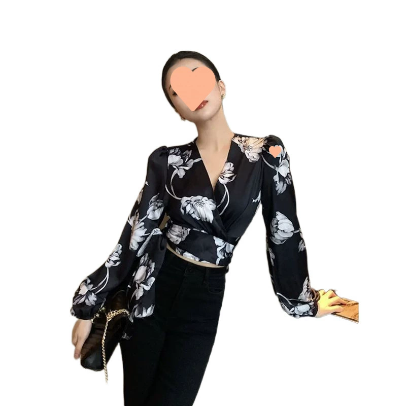 Shiffon belt, spring shirt, trend of season