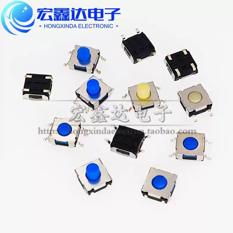 Silicone button 6*6*3.5/4.3/5 waterproof and dustproof SMD switch 6x6 four-pin SMD switch Silicone button 6*6*3.5/4.3/5 waterproof and dustproof SMD switch 6x6 four-pin SMD switch