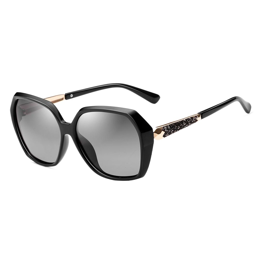 Gafas de sol polarizadas a prueba de rayos UV para mujer gafas de sol de Marco grande 3161