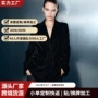 跨境翻领宽松感通西服