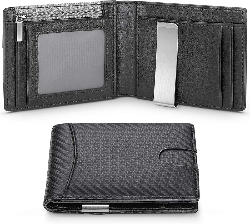 Men's Solid Color Pu Leather Zipper Small Wallets display picture 2