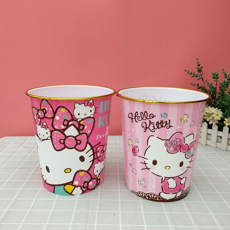 Creative Large Lid Classified Dry and Wet Dumpster Household Living Room with Lid Bedroom Toilet Toilet Cute Kitchen