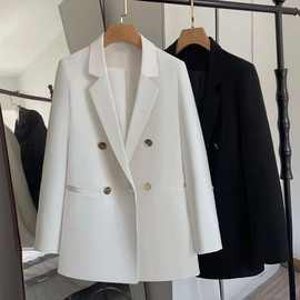 女西服白色西装气质早春外套春秋款韩版英伦风质感时尚小西服直销